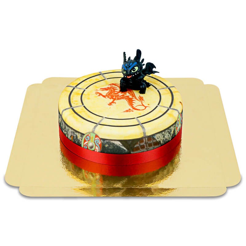 Gâteau avec figurines de Dragon