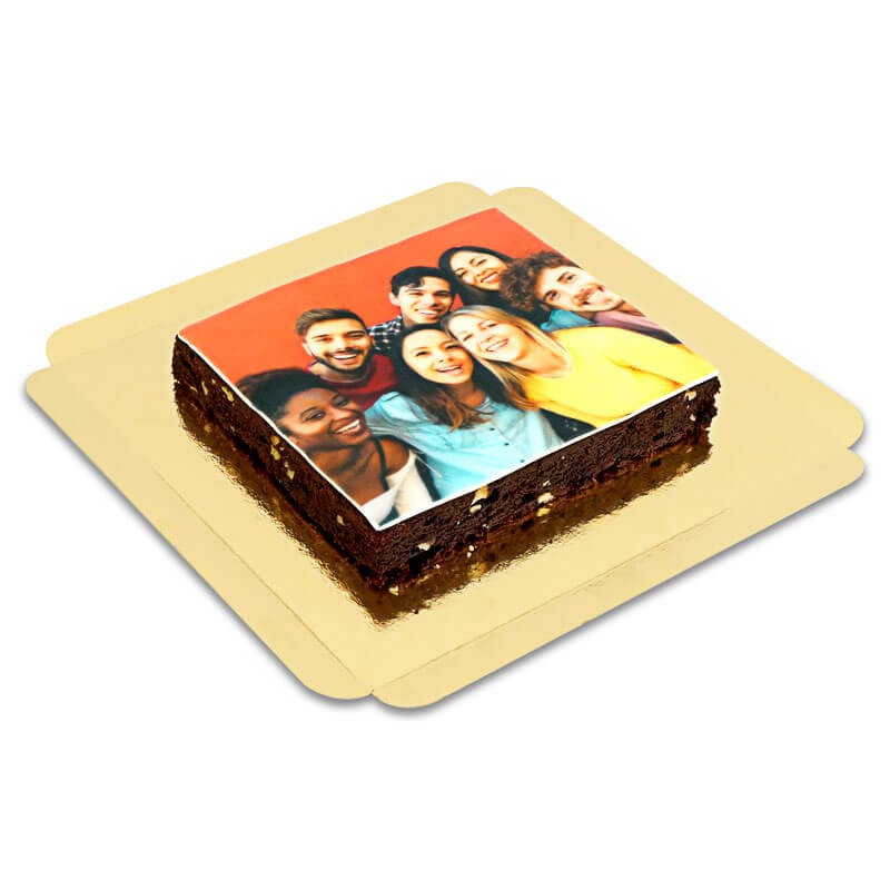 Brownie photo à découper