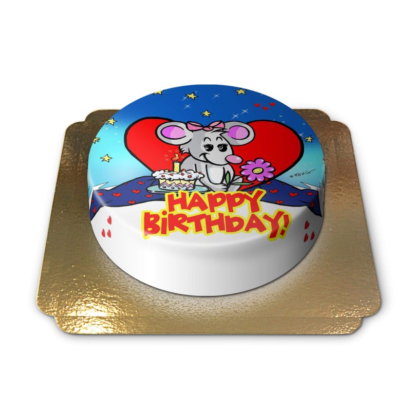 Comicmaus Happy Birthdaytorte