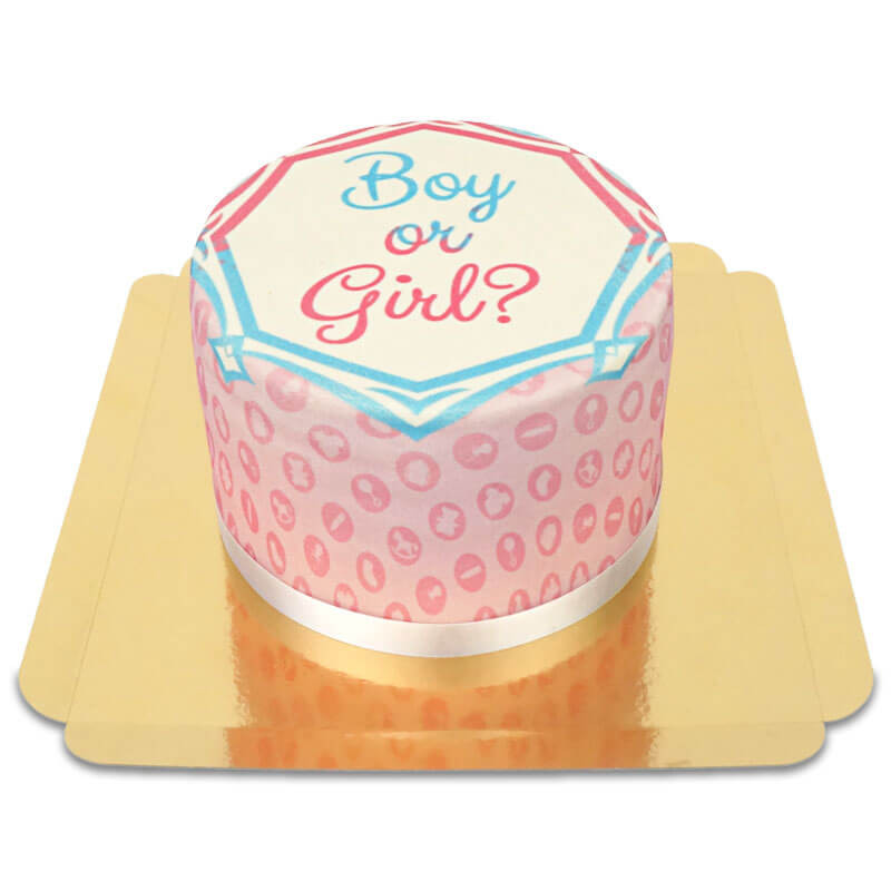 Fille ou garçon ? Le pinata cake qui révèle le sexe du bébé ! Baby shower  cake : Il était une fois la pâtisserie