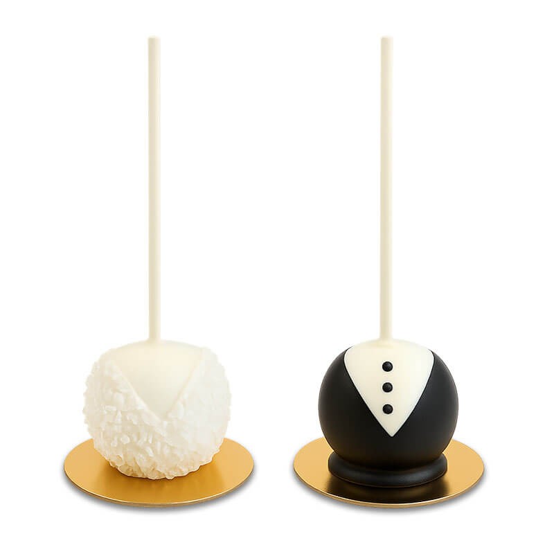 Cake-Pops de mariage (10 pièces)