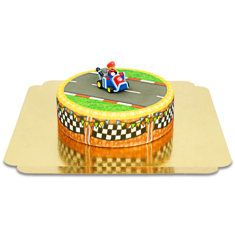 Mario Kart sur gâteau Grand Prix