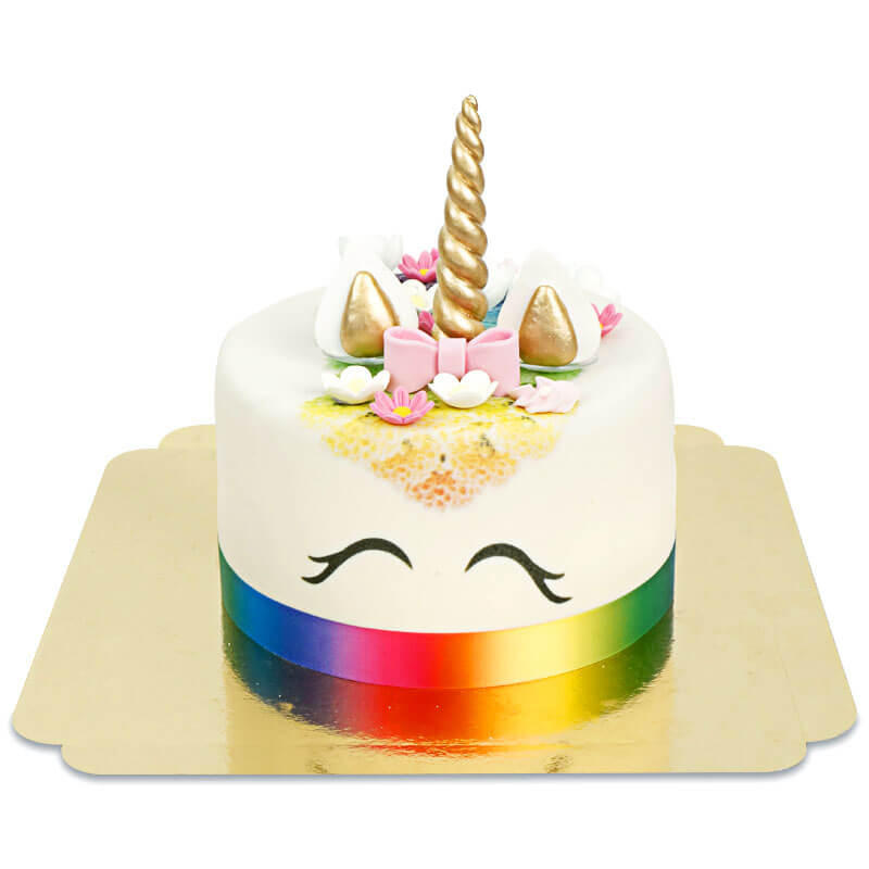 Bougie d'anniversaire pour gâteau “Arc-en-ciel 6 x 8 cm