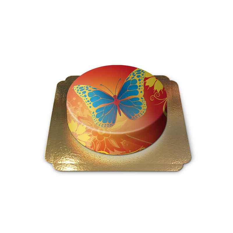11 pièces Feuille D'or Papillon Décoration De Gâteau Pour