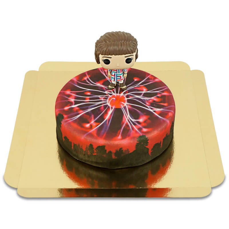 Stranger Things-Figur auf Phänomen-Torte