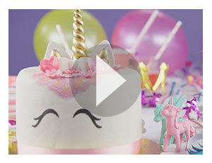 Video: Gâteaux magiques à la licorne