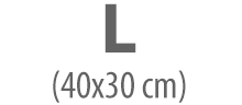 Taille L - 40x30 cm* (40 parts)