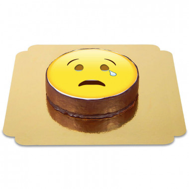 Gâteau Sacher Emoji Pleurs
