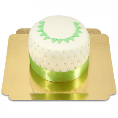 Gâteau "Happy Birthday" Deluxe - Vert