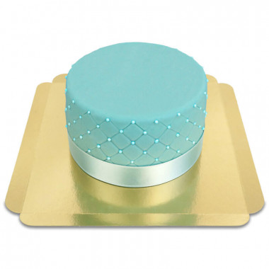 Gâteau Deluxe bleu - double hauteur 