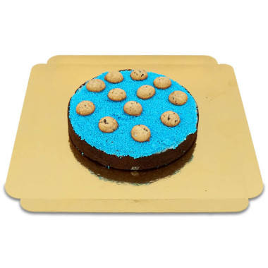 Gâteau Brownie - Décor Cookies