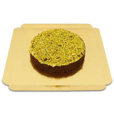 Gâteau Brownie - Décors pistaches
