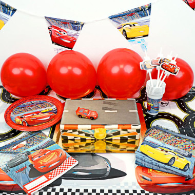 Kit anniversaire "Cars" (gâteau inclus)