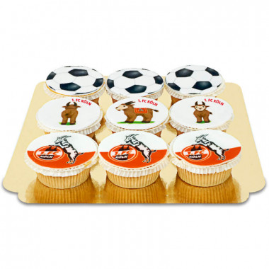 Cupcakes mixtes du FC Cologne