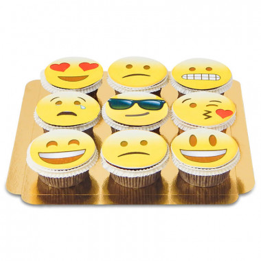 9 Cupcakes Emoji 