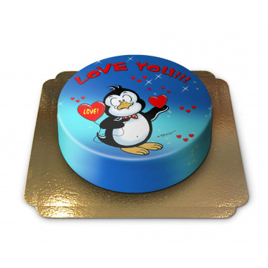 Gâteau Pingouin Love