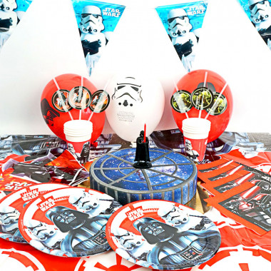 Kit anniversaire Star Wars (gâteau inclus)