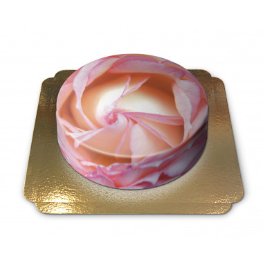 Gâteau pétales de rose