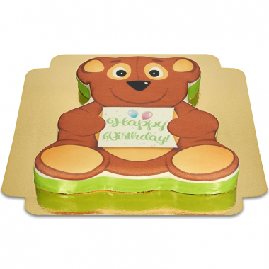 Gâteau ourson anniversaire
