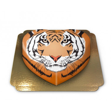Gâteau-Tigre en forme de coeur