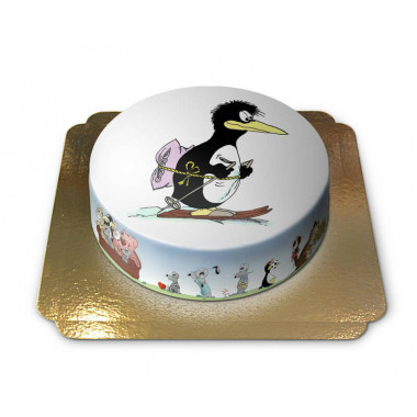 Gâteau Pingouin avec Ski
