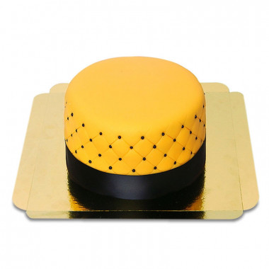 Gâteau Deluxe jaune - double hauteur 