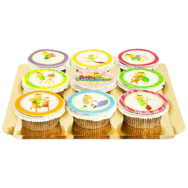  Bibi Blocksberg Cupcakes colorés