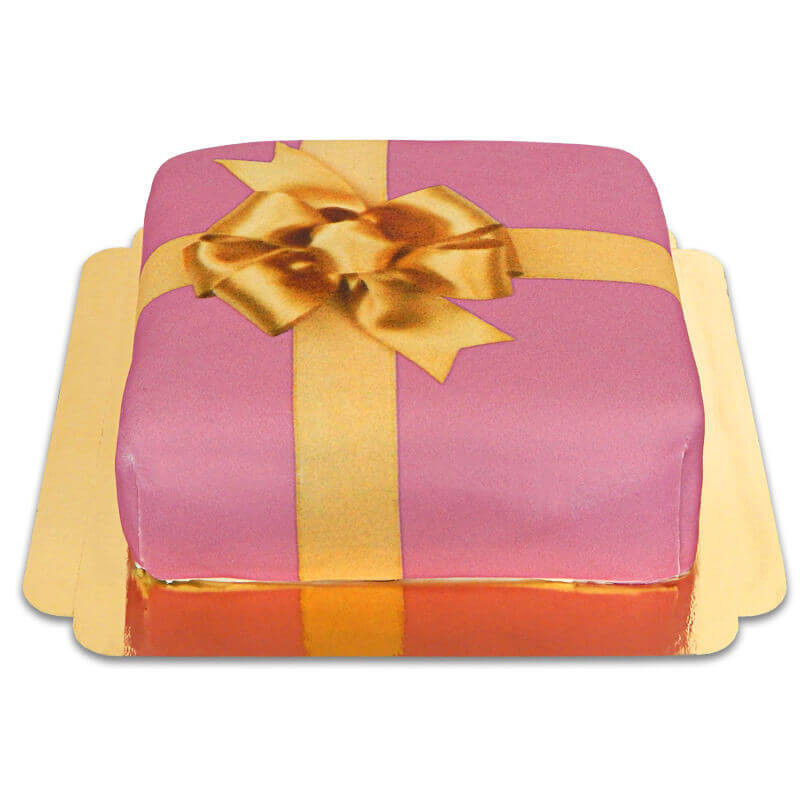 Geschenk-Torte pink