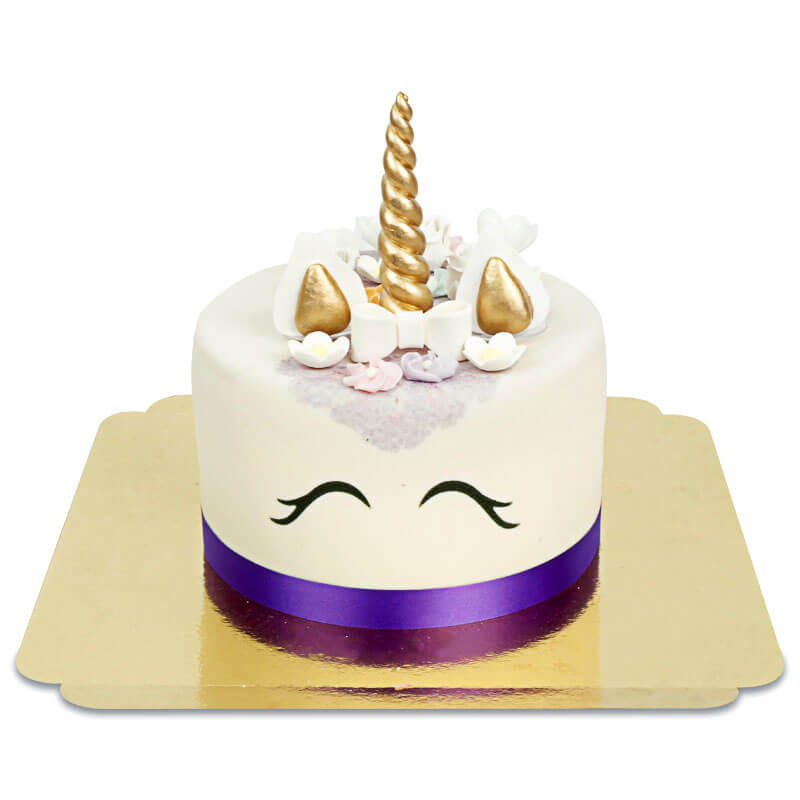 Gâteau Licorne Violette