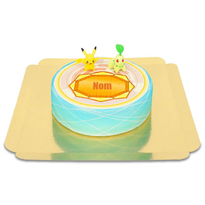 Pokémon sur gâteau badge