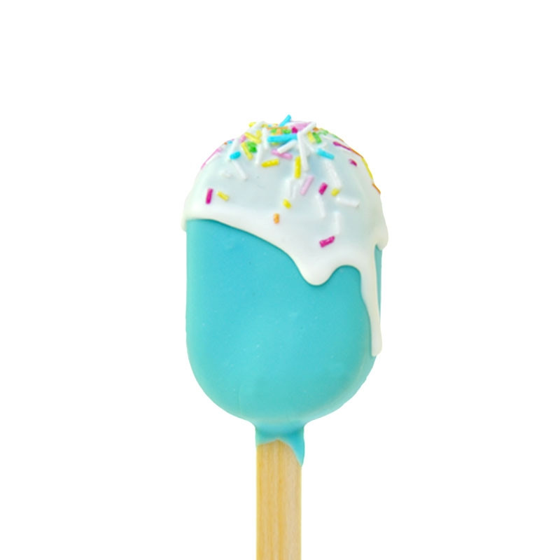 Cake-Pops – Niebieskie lody na patyku