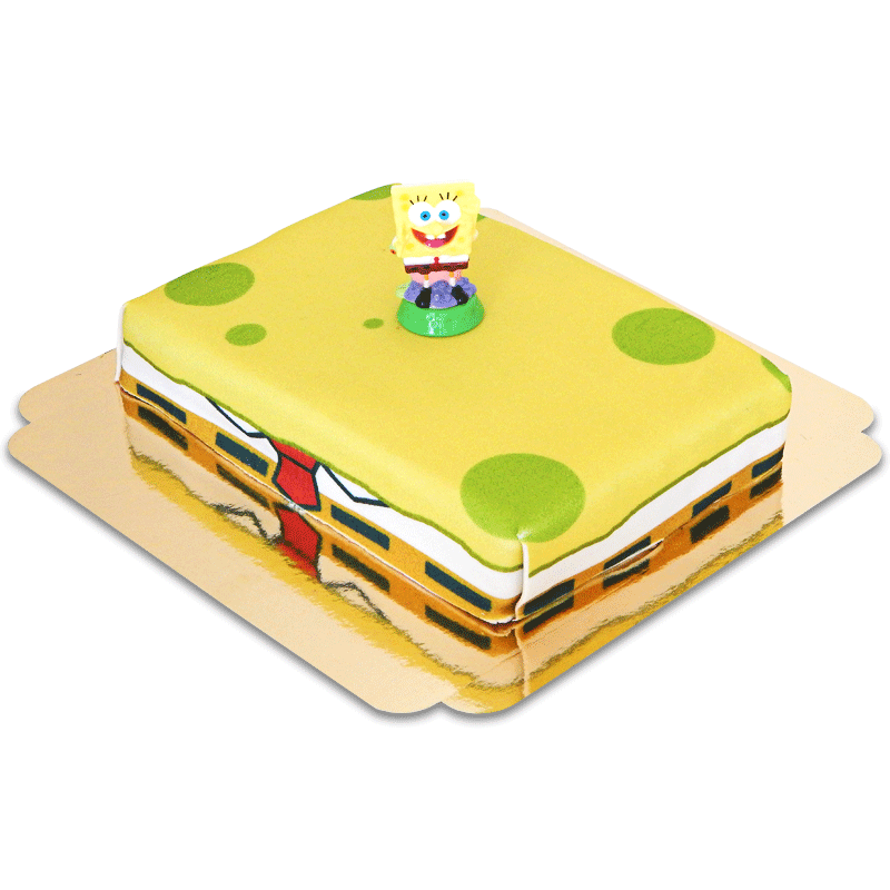 SpongeBob auf Schwamm-Torte