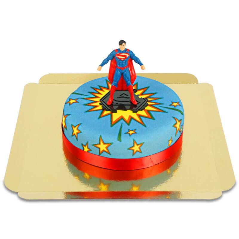 Superman sur Gâteau Super-Héros